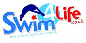 Swim 4 Life - Logo Design with strapline